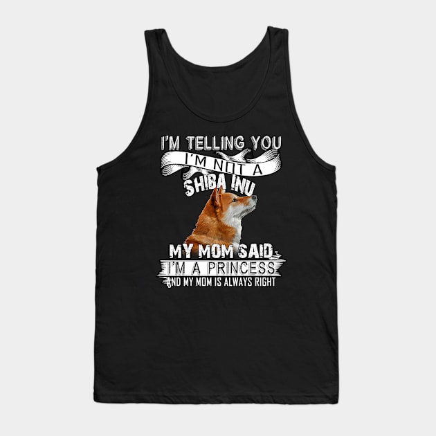 I'm telling you i'm not a shiba inu Tank Top by mazurprop